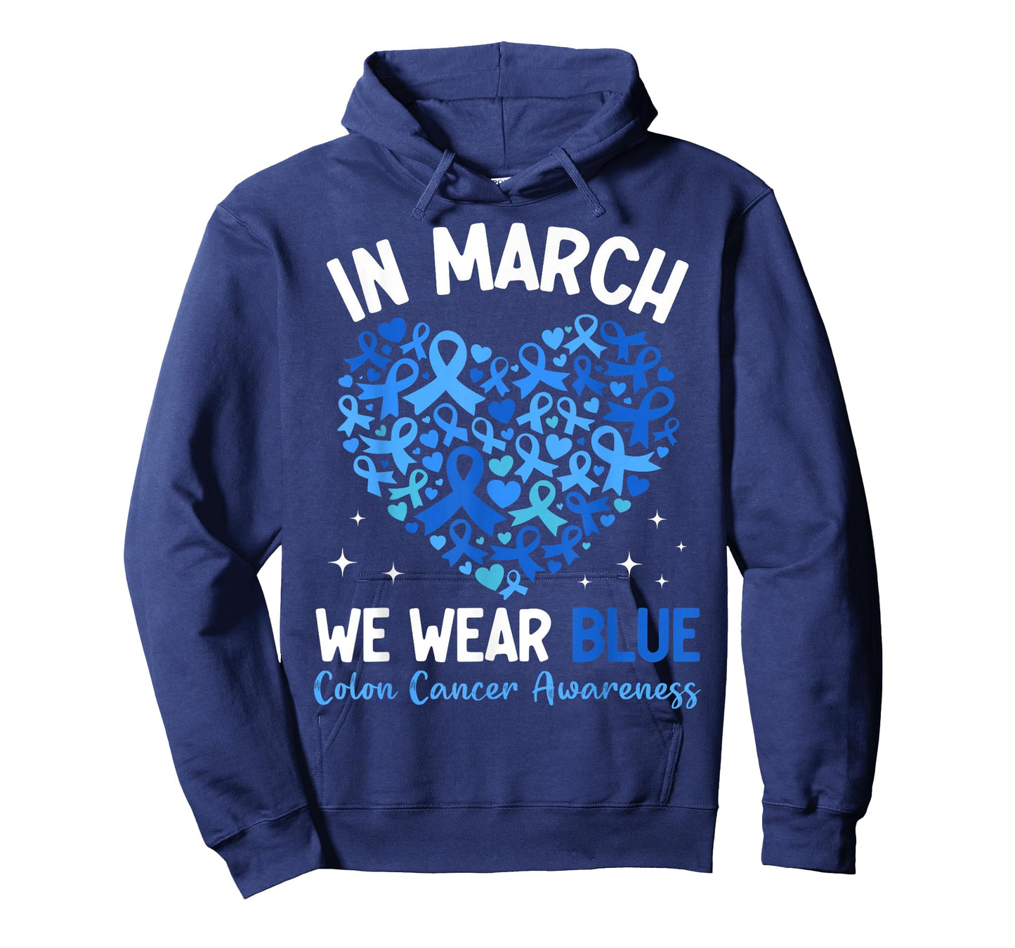 Colorectal Colon Cancer Awareness Blue Ribbon Colonoscopy T-Shirt