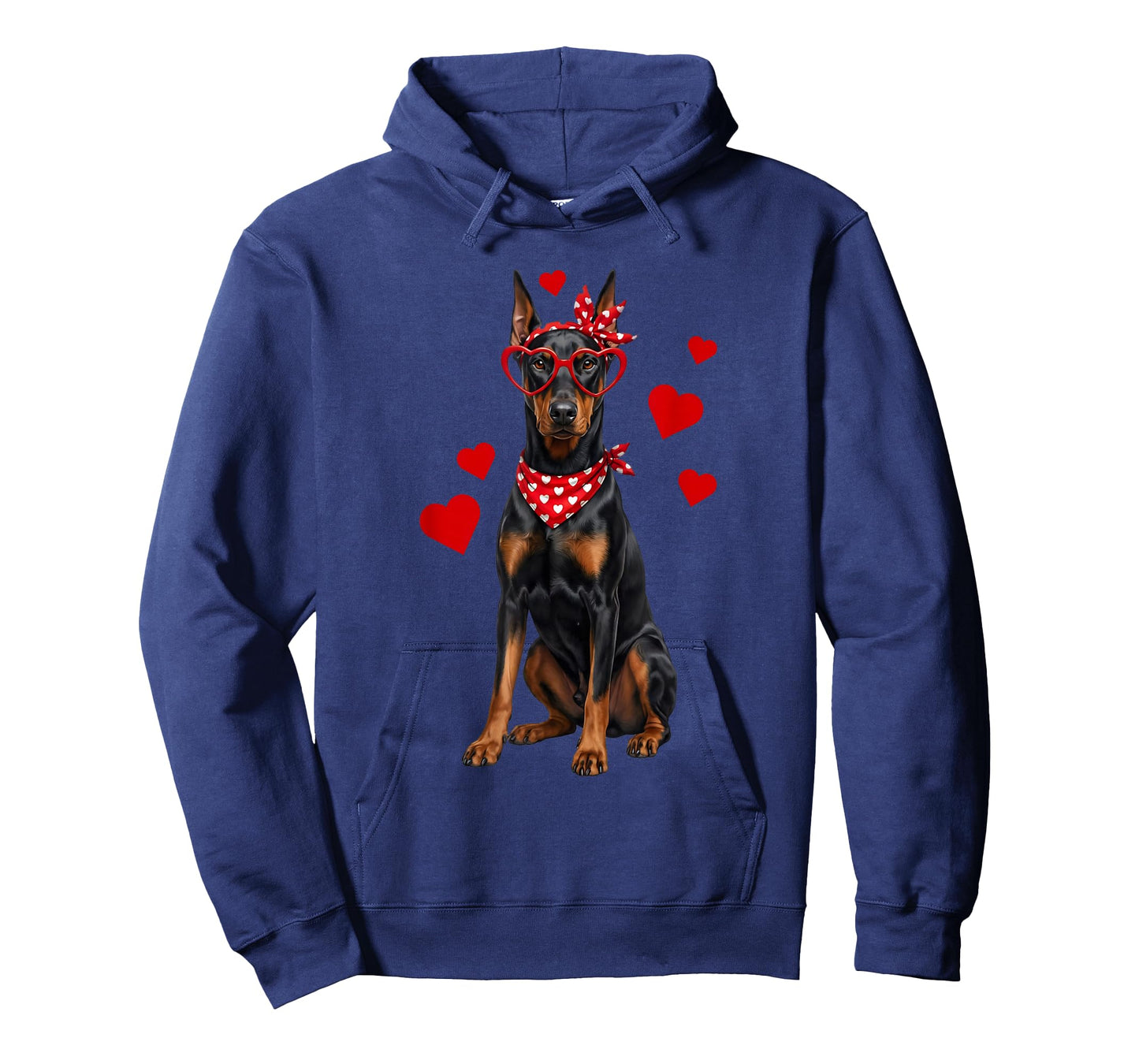 Doberman Pinscher Valentines Day Dog Lover Heart T-Shirt