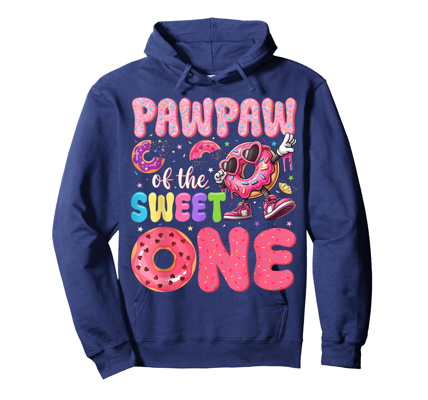 Pawpaw of The Sweet One 1st Birthday Donut Bday Party T-Shirt