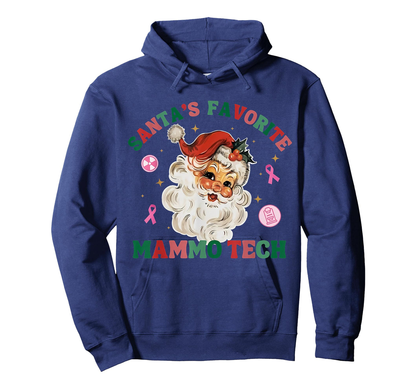 Santa's Favorite Mammo Tech Mammography Tech X-Ray Christmas T-Shirt