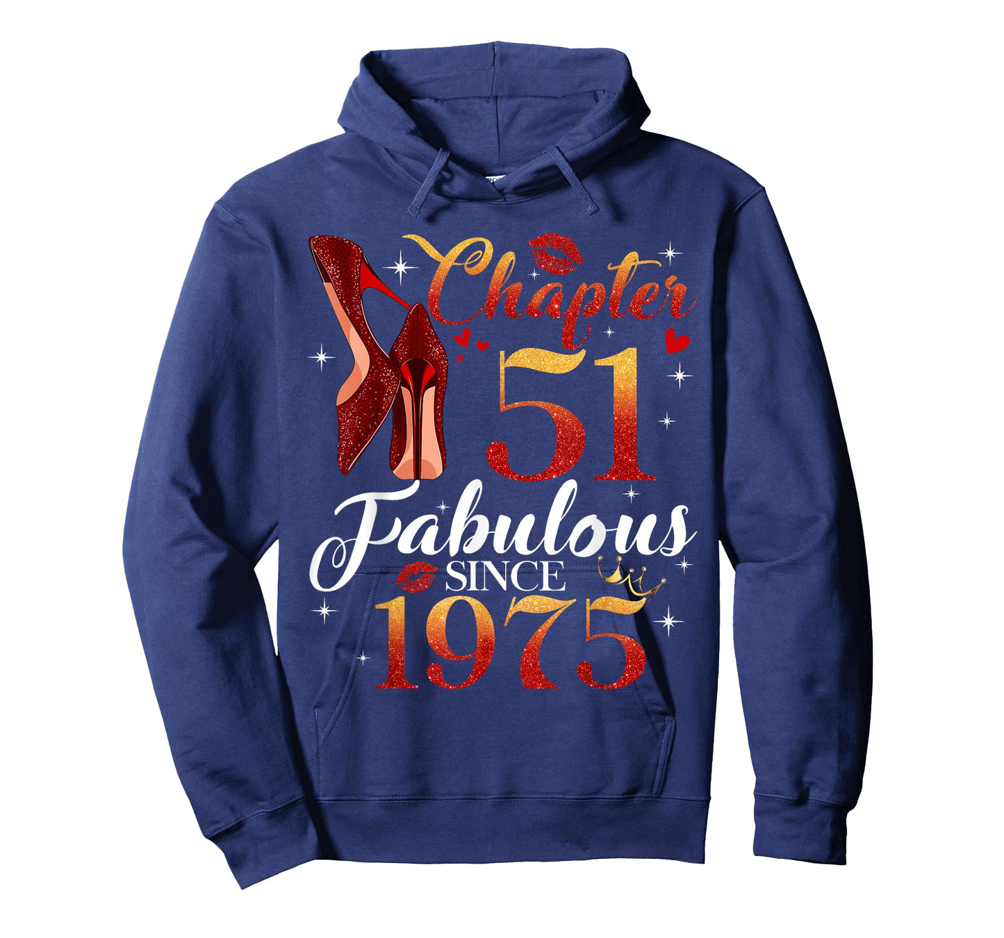 Chapter 51 Fabulous Since 1975 51st Birthday Women Girls T-Shirt