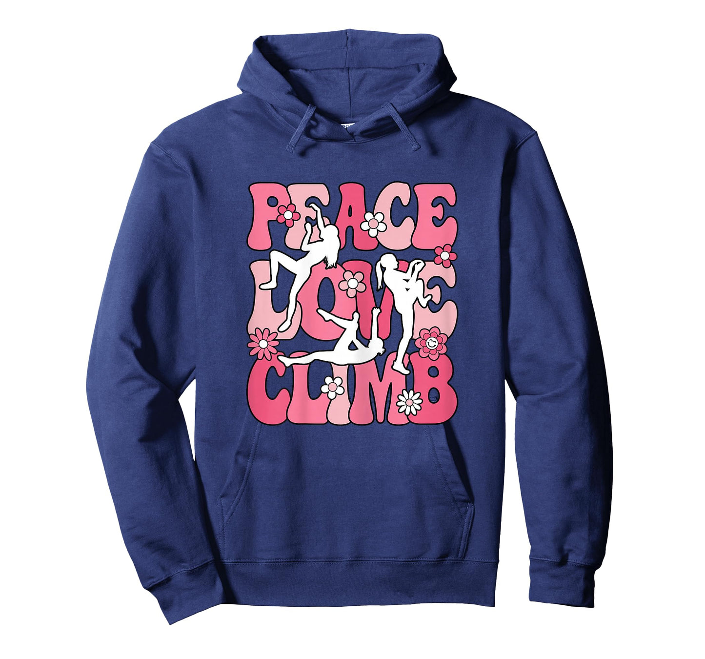 Peace Love Climb Climbing Lover Climber Women Girls Kids T-Shirt
