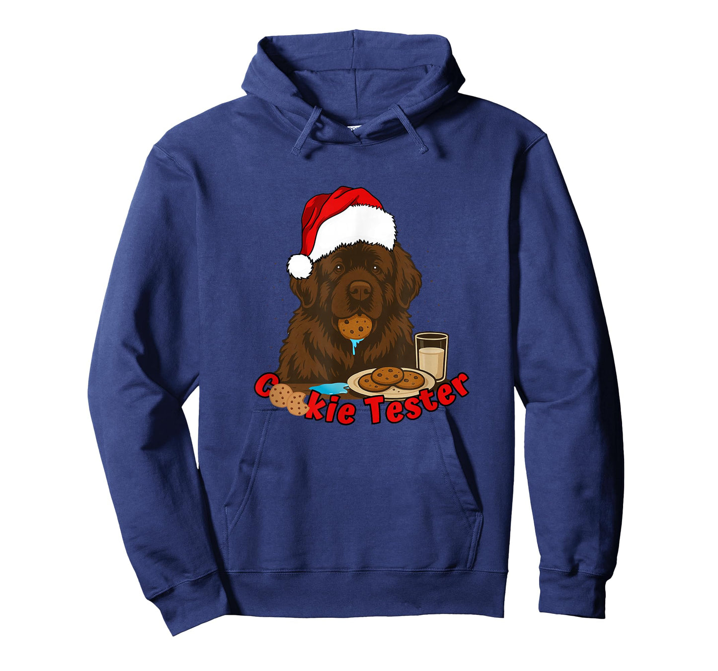 Merry Newfmas Cookie Tester Newfoundland Dog Christmas T-Shirt