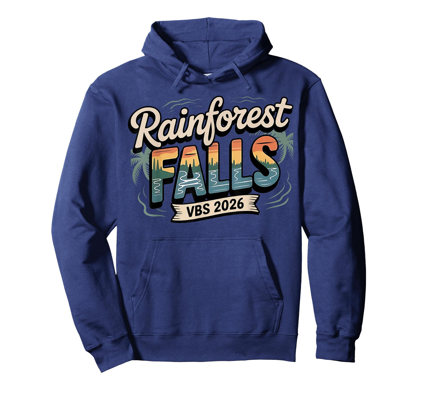 Rainforest Falls VBS 2026 Vacation Bible School Christian T-Shirt