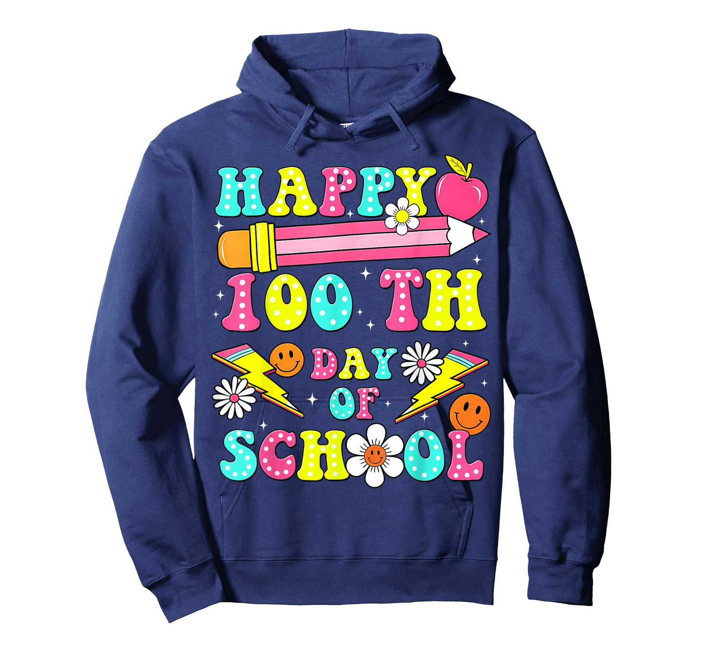 Happy 100th Day of School 100 Days of School Teacher Student T-Shirt