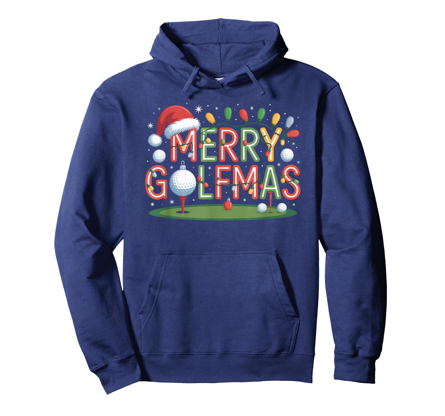 Merry Golfmas Christmas Golfer Holiday Humor T-Shirt