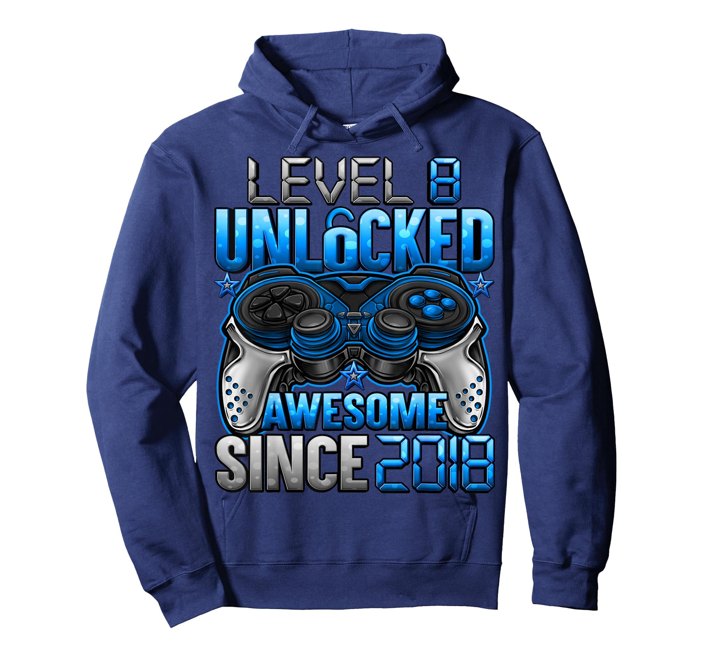 Level 8 Unlocked 8 Year Old Gifts for Boys 8th Birthday Boy T-Shirt