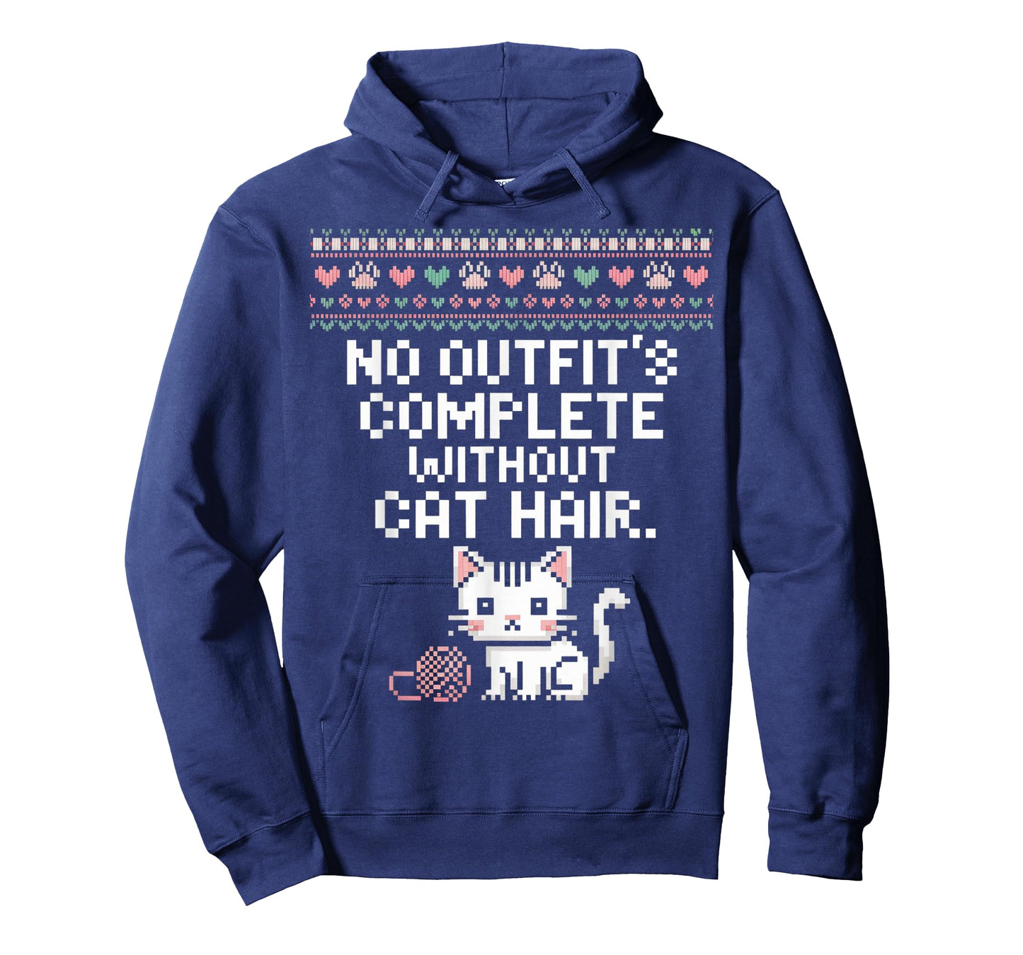No Outfits Complete Without Cat Hair Funny Cat Lover T-Shirt
