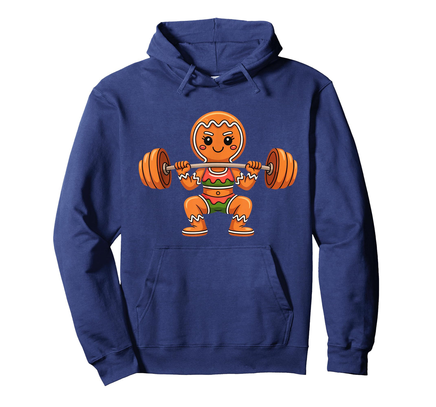 Gingerbread Girl Christmas Cookie Lifting Funny Holiday Gym T-Shirt