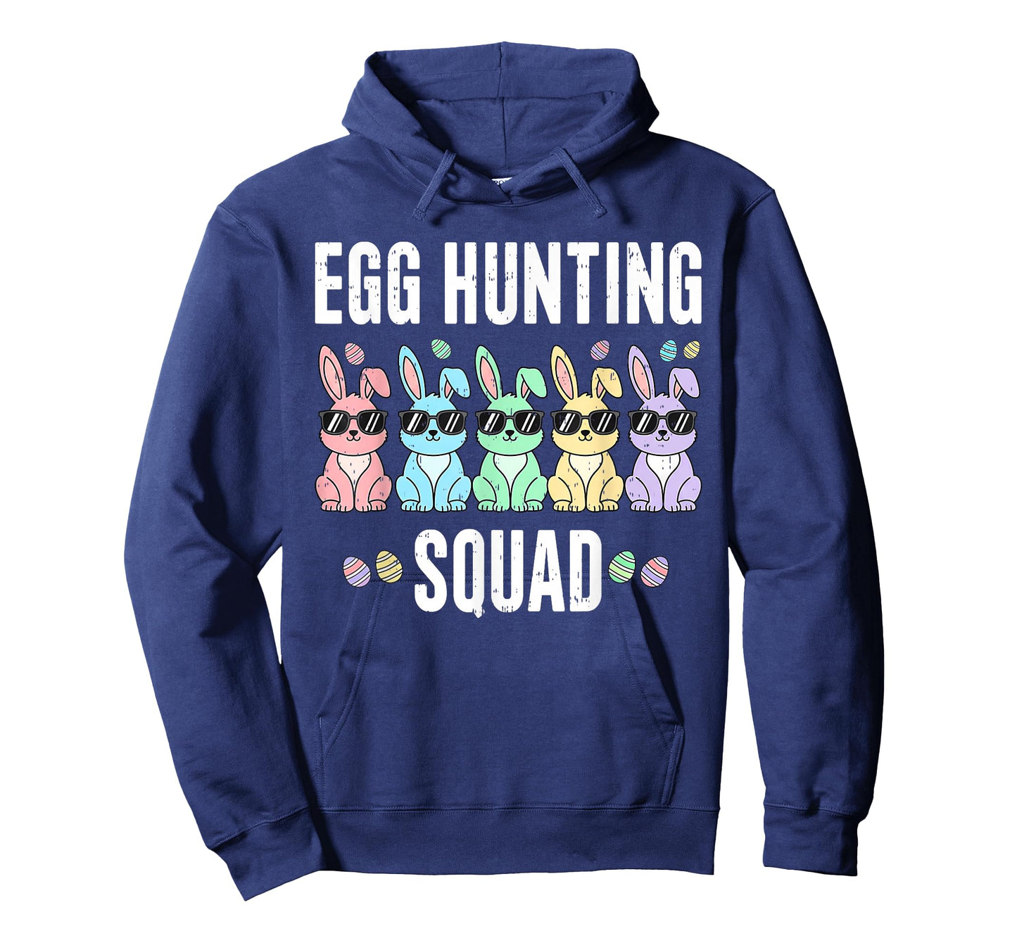 Happy Easter Day Bunny Boys Girls Easter Eggs Squad Matching T-Shirt