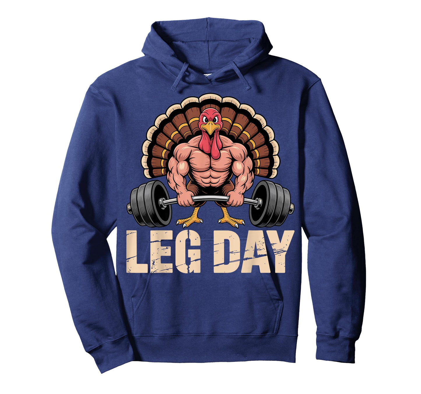 Funny Deadlifting Turkey Thanksgiving Leg Day Deadlift Men T-Shirt