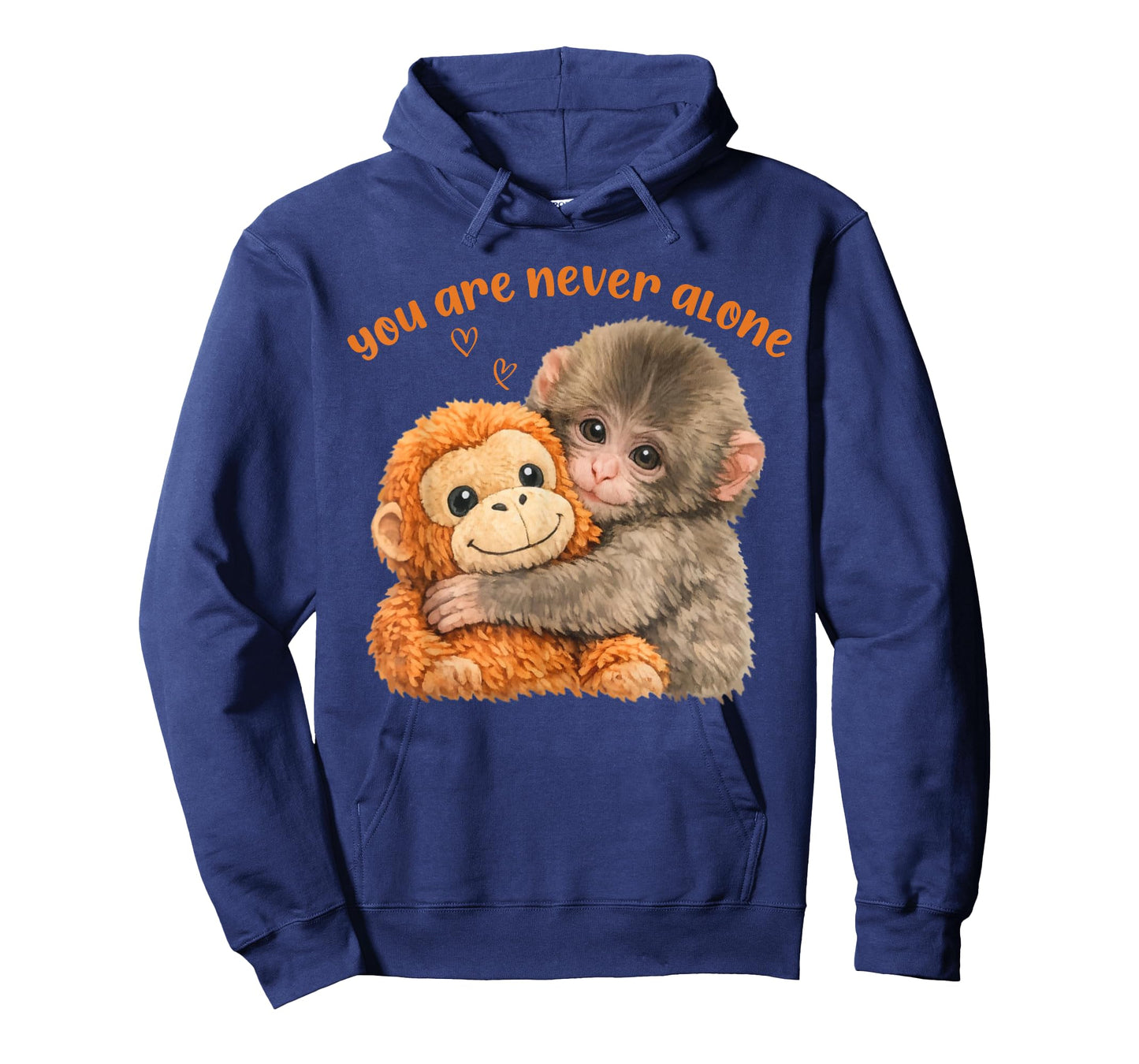 You are Never Alone Punch The Cute Baby Monkey Meme T-Shirt