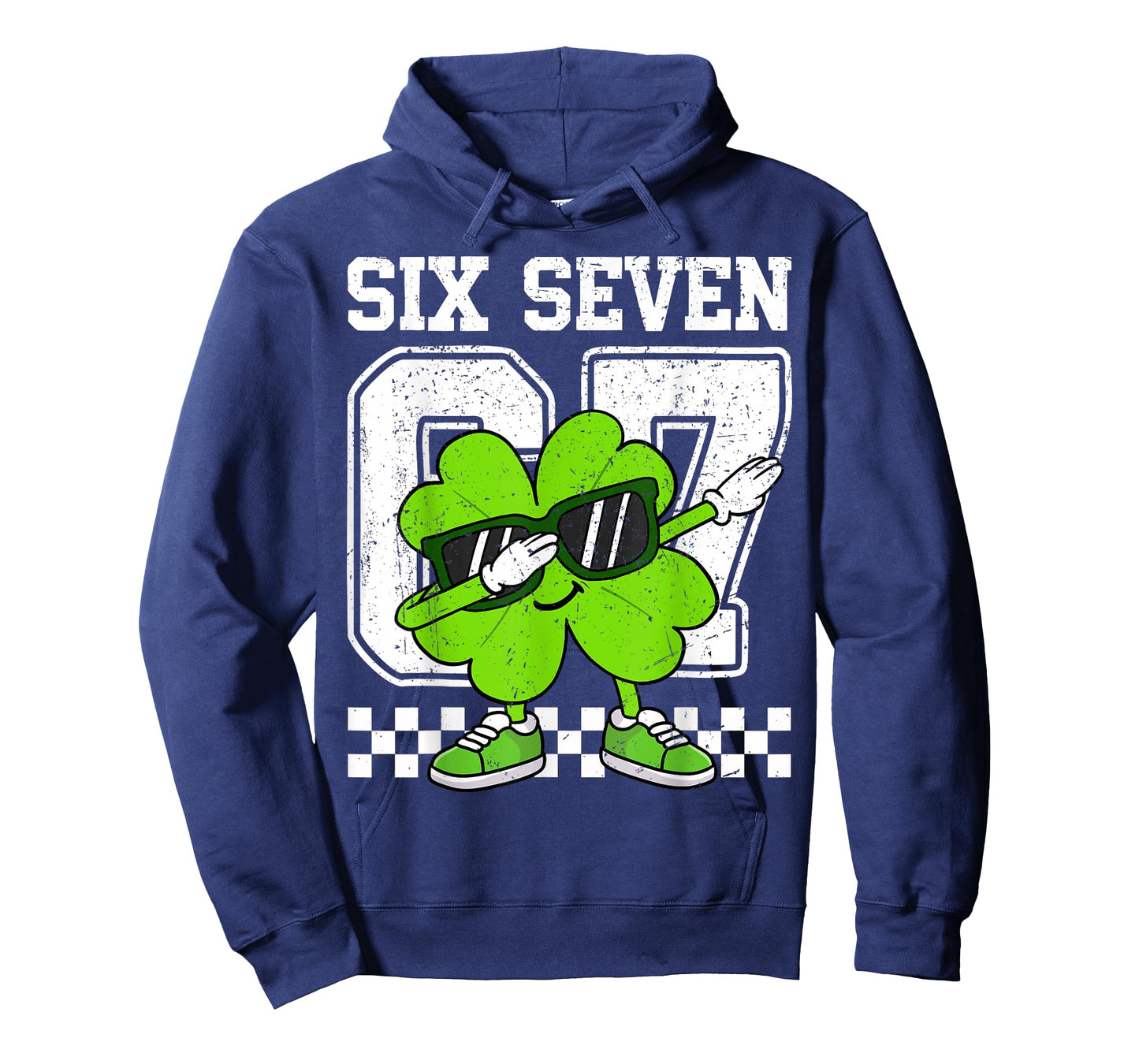 Boys St Patricks Day Dabbing Shamrock Clover 67 Six Seven T-Shirt