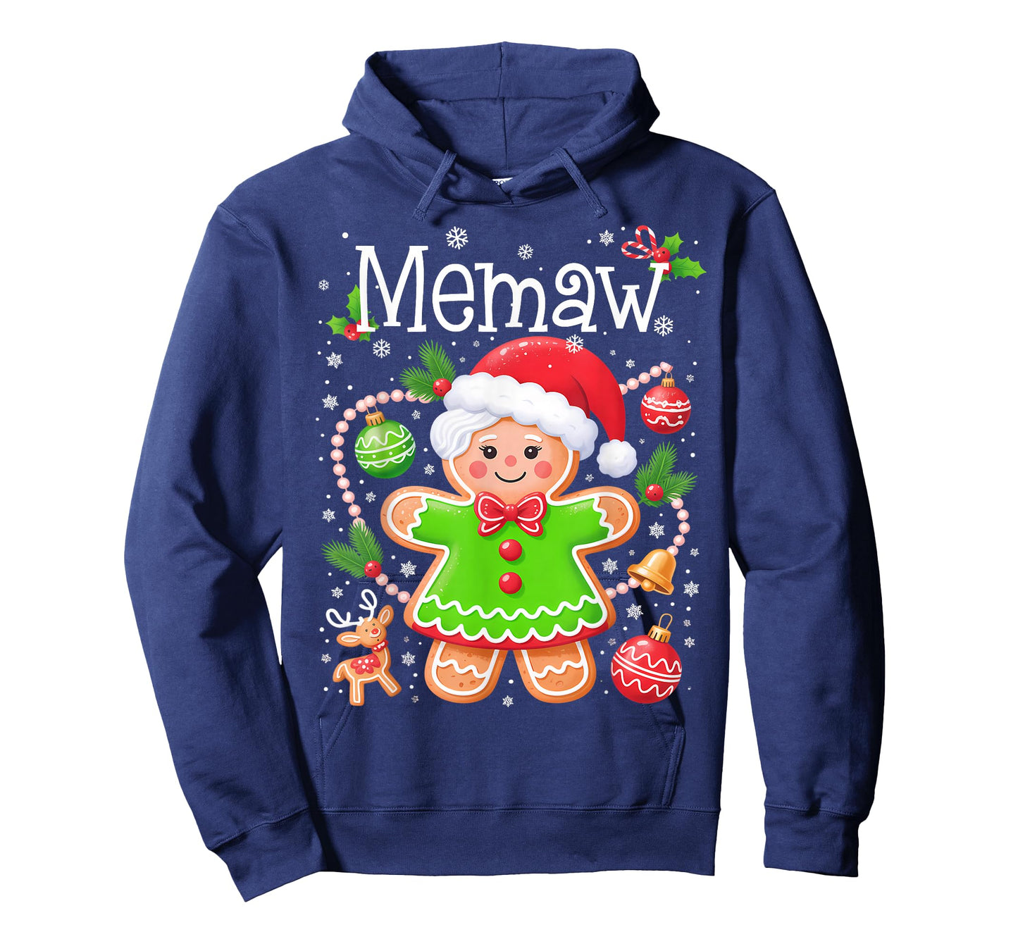 Cute Memaw Gingerbread Family Matching Christmas Cookie Crew T-Shirt