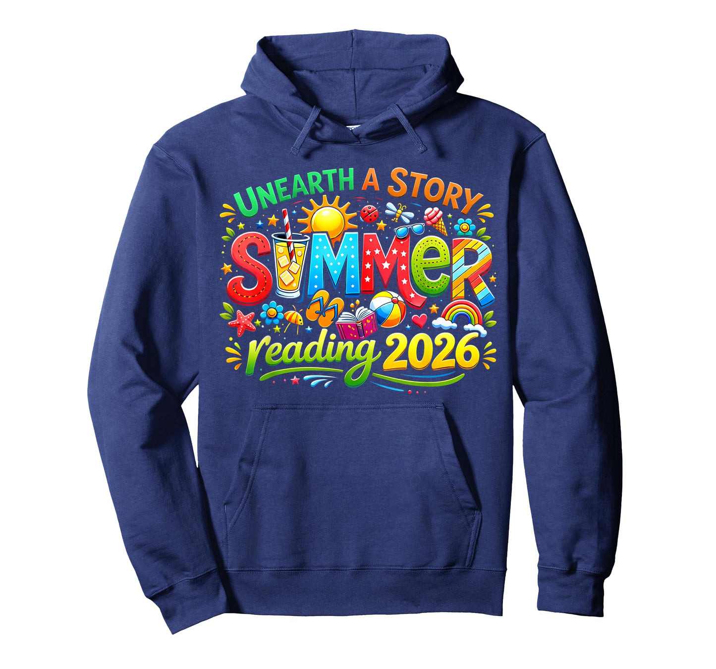 Unearth a Story Summer 2026 Summer Reading Program Book T-Shirt