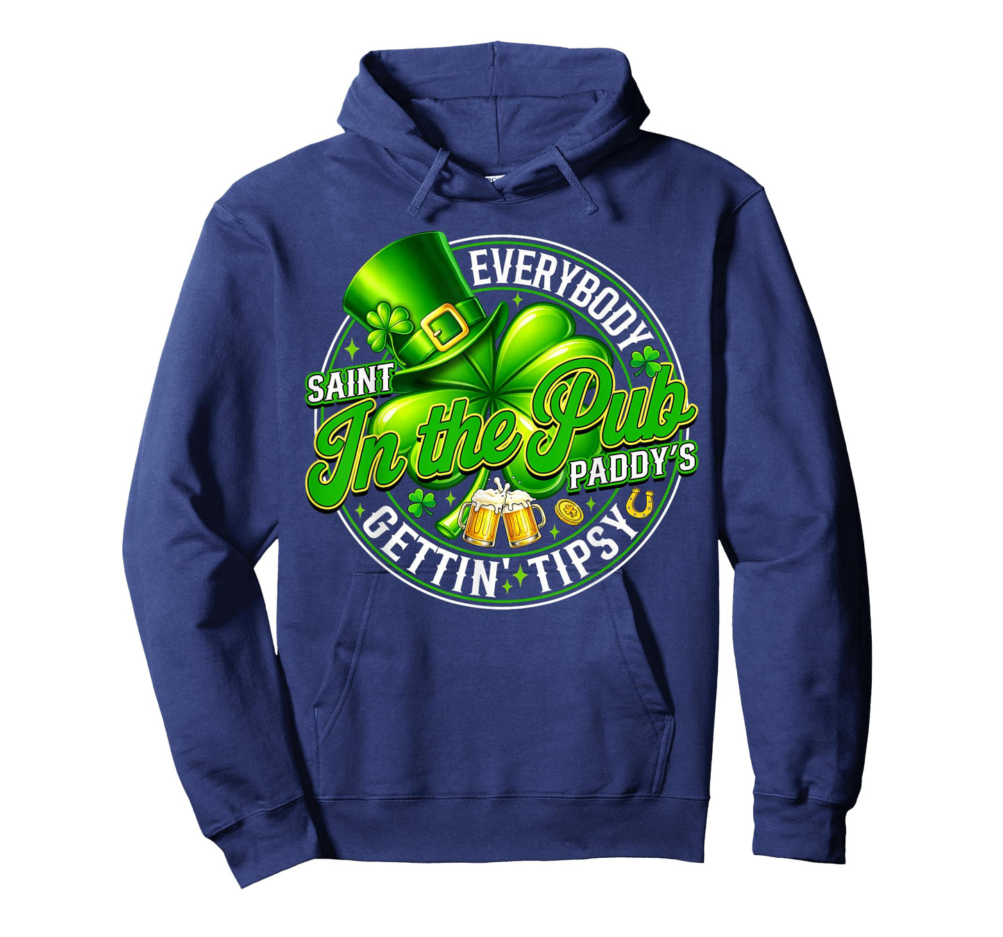 Everybody in The Pub Getting Tipsy St Patricks Day Men Women T-Shirt
