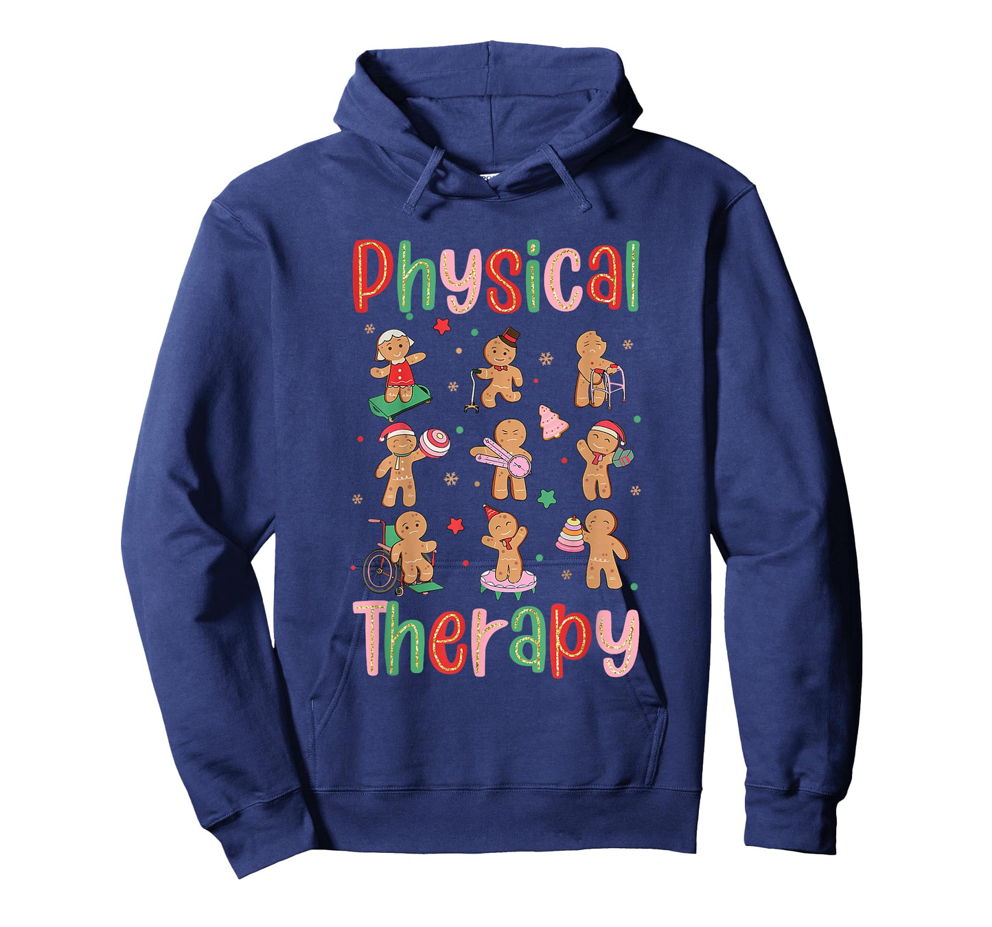 Gingerbread Physical Therapy PT Therapist Christmas T-Shirt