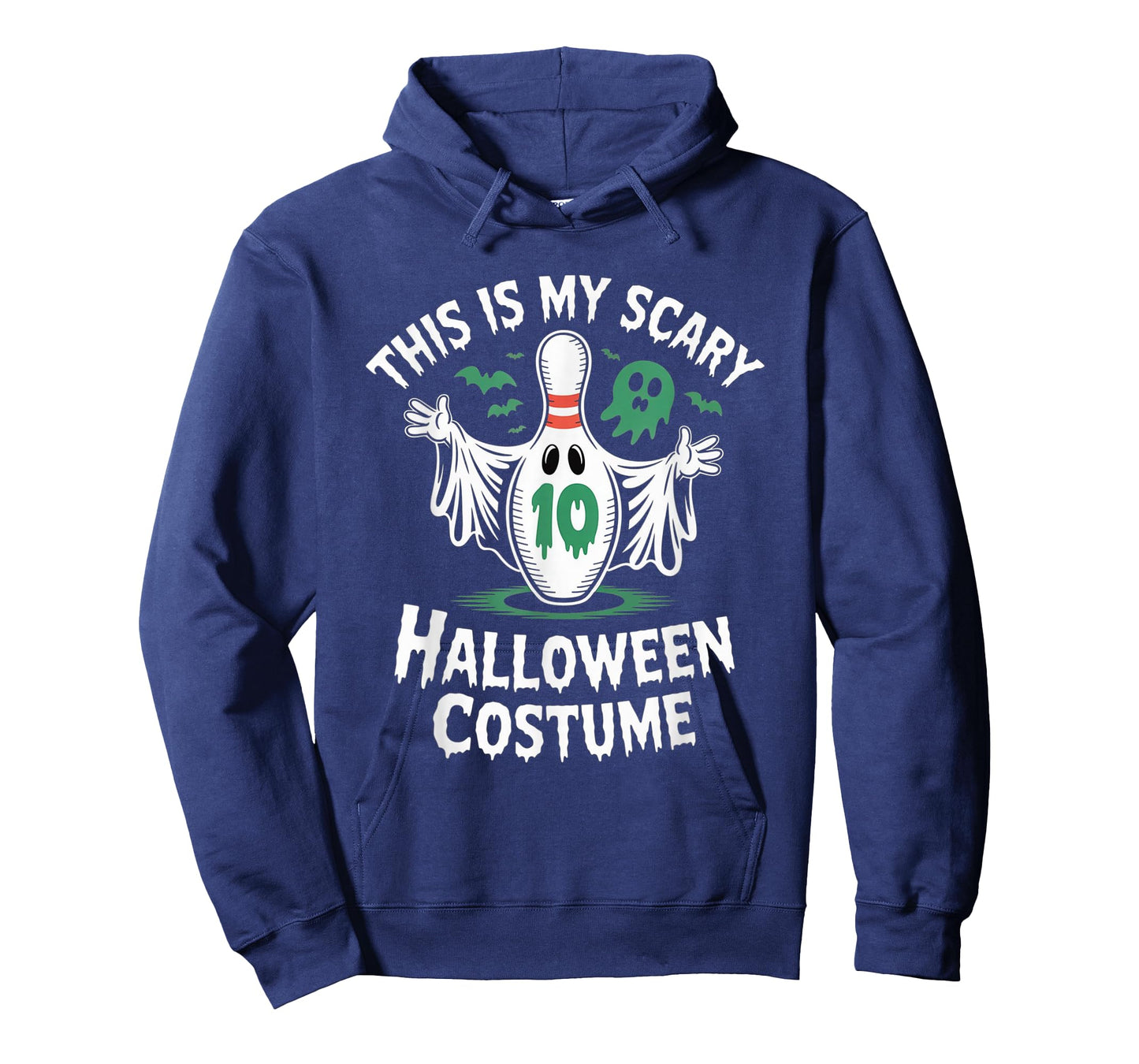 Funny Ghost Bowling League Team Halloween Humor Tee T-Shirt
