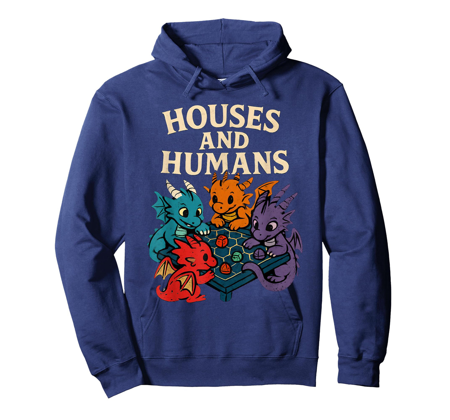 RPG Gamer Houses and Humans Funny Nerdy Men Women Kids T-Shirt