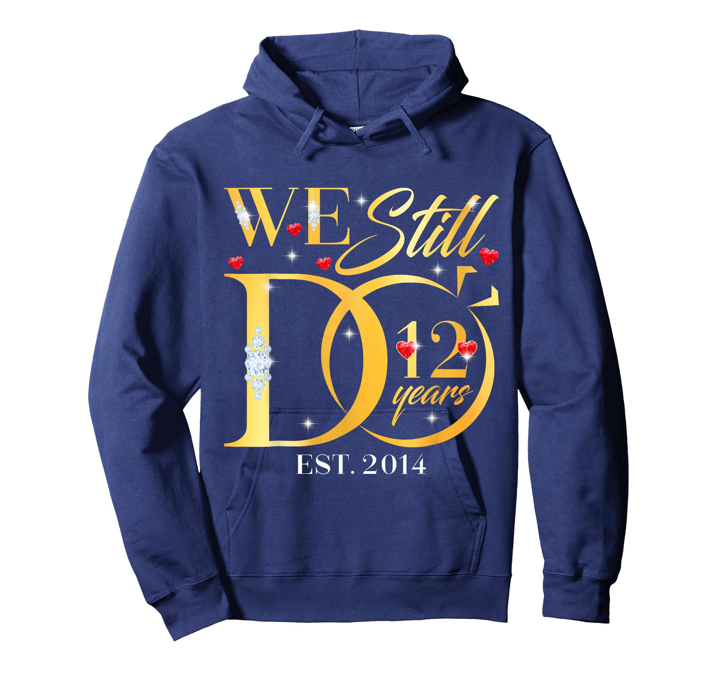 We Still Do 12 Years 12th Wedding Anniversary Couple Gift T-Shirt