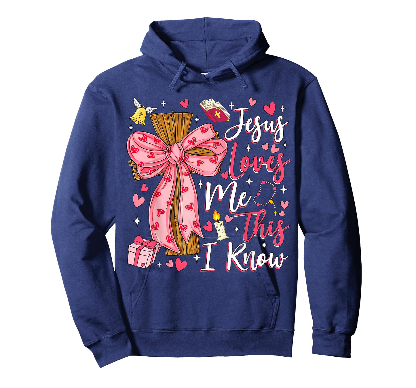 Jesus Loves Me This I Know God Religious Christian Valentine T-Shirt
