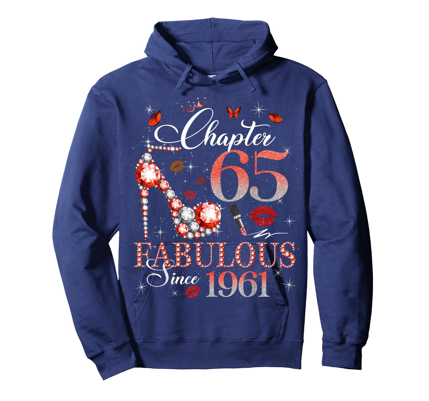Chapter 65 Fabulous Since 1961 65th Birthday Women Girls T-Shirt