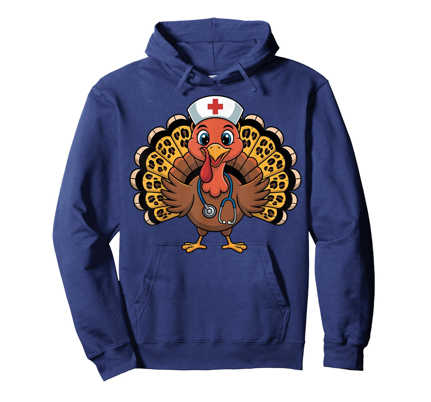 Thanksgiving Nurse Turkey RN ICU ER NICU Nurse Scrub T-Shirt