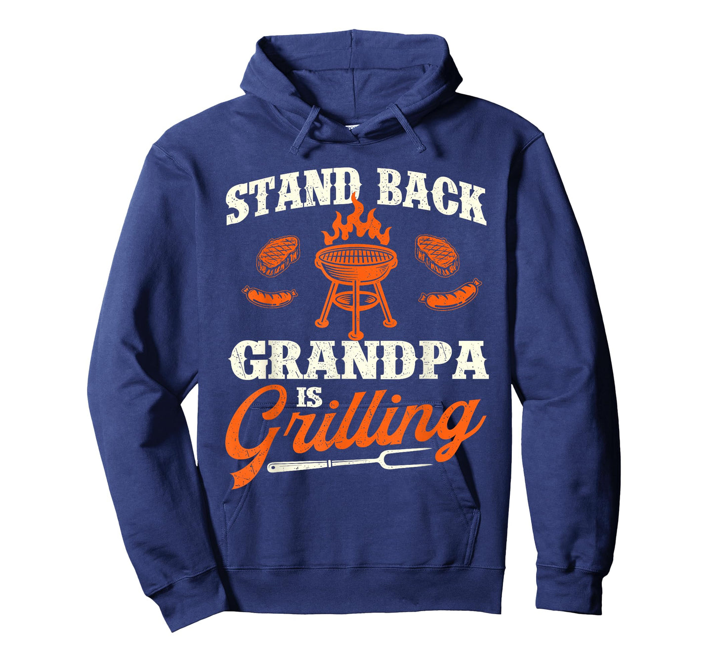 Stand Back Grandpa is Grilling - Grandfather BBQ Papa T-Shirt