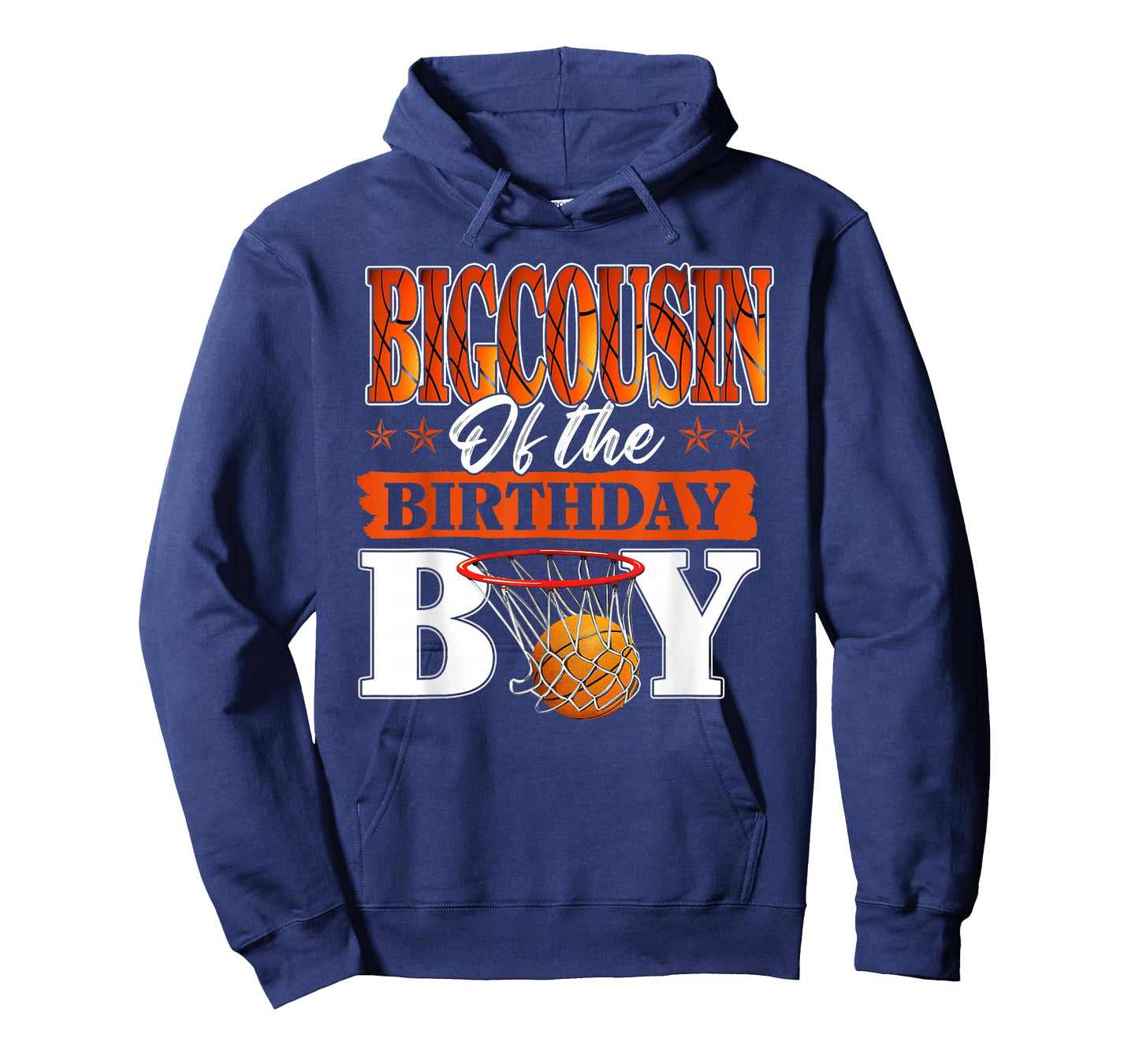 Basketball BIGCOUSIN of The Birthday Boy Family Matching T-Shirt
