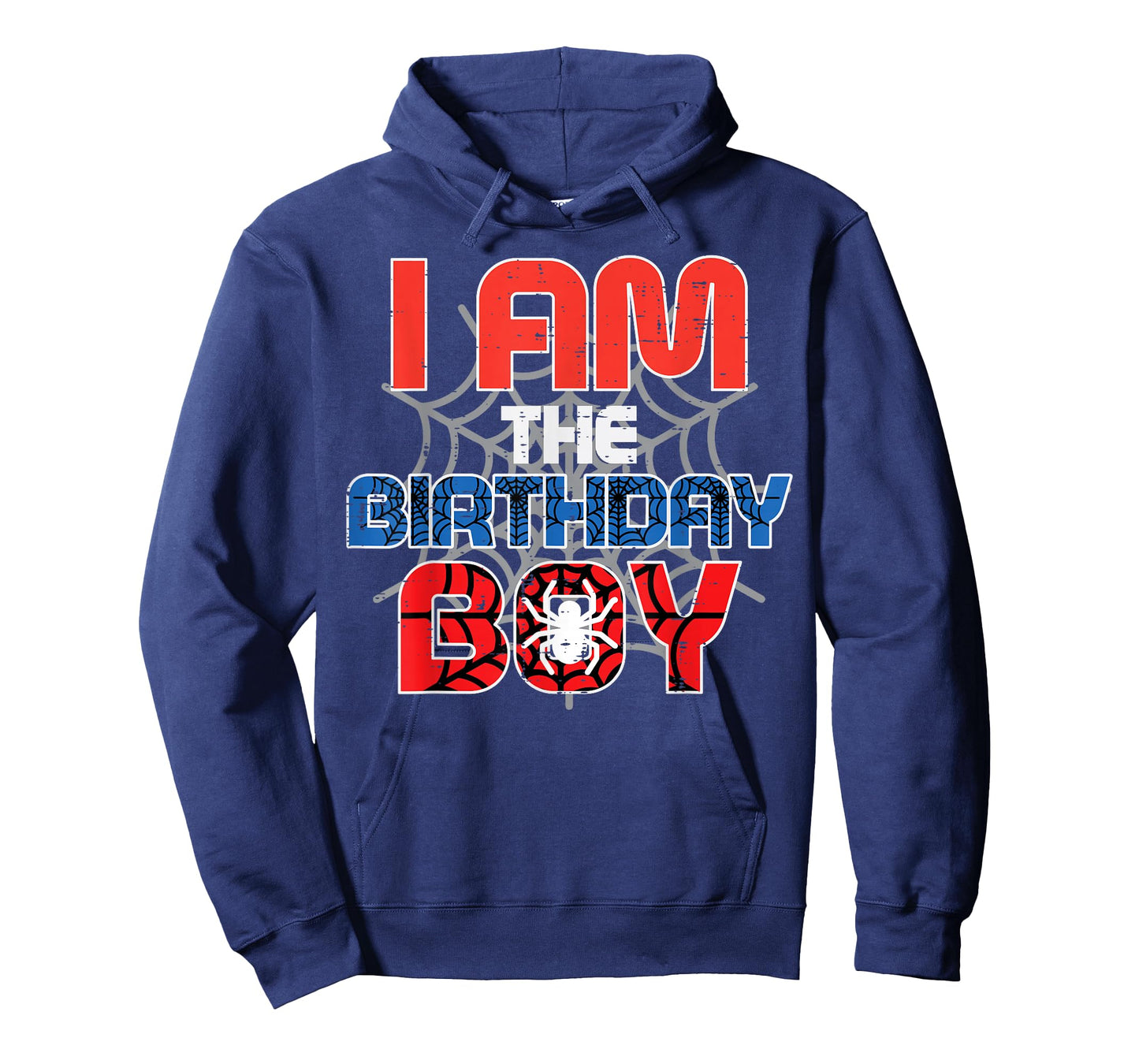 I Am The Birthday Boy Spider Party Family Matching Boys Kids T-Shirt