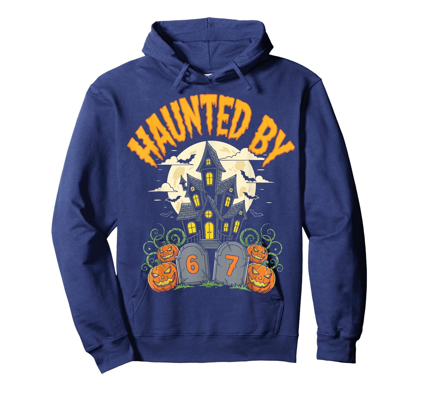 Haunted by 67 Funny Six Seven Meme Halloween Gen Alpha Z T-Shirt
