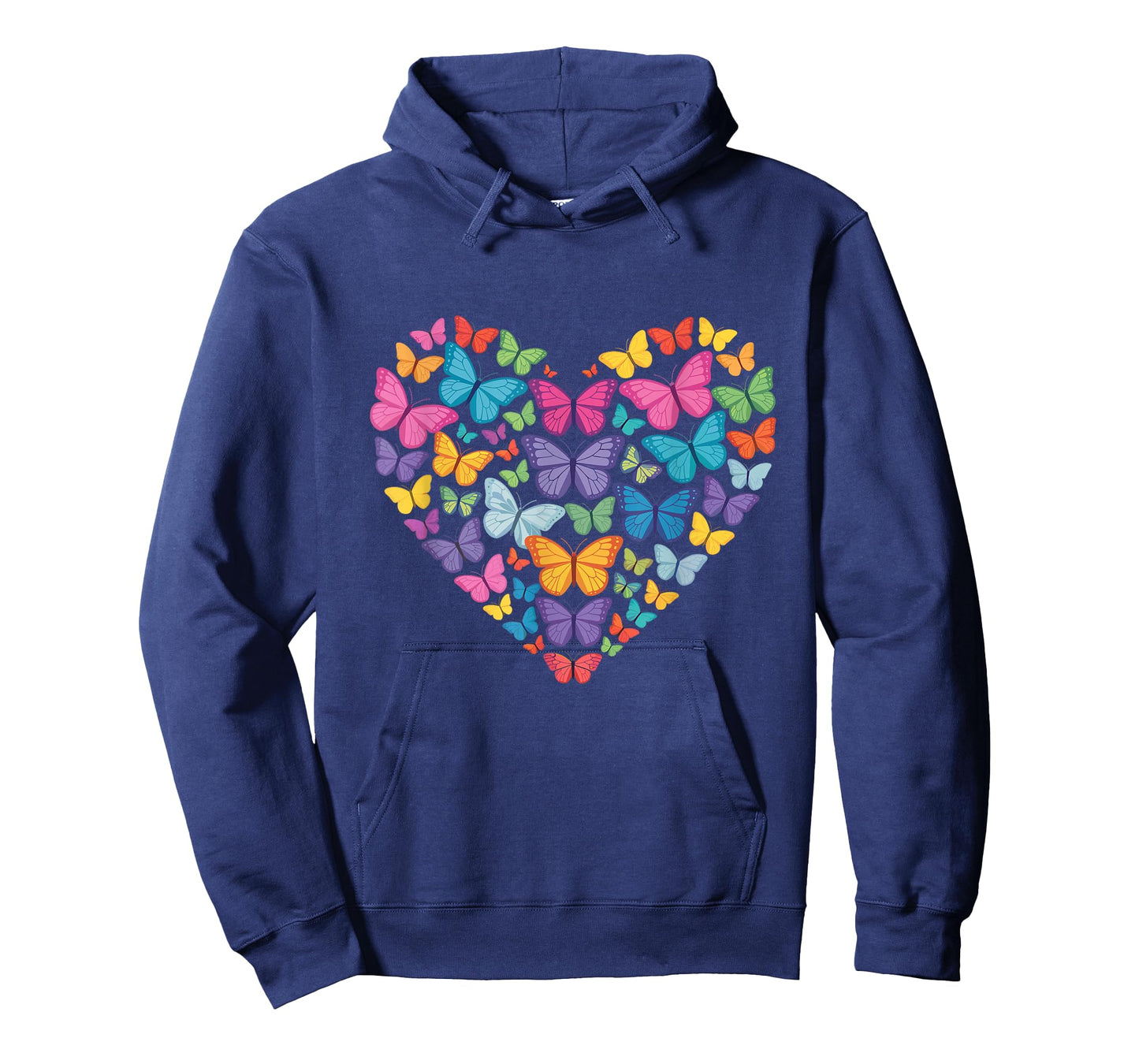 Colorful Butterfly Heart Cute Butterflies for Women Girls T-Shirt