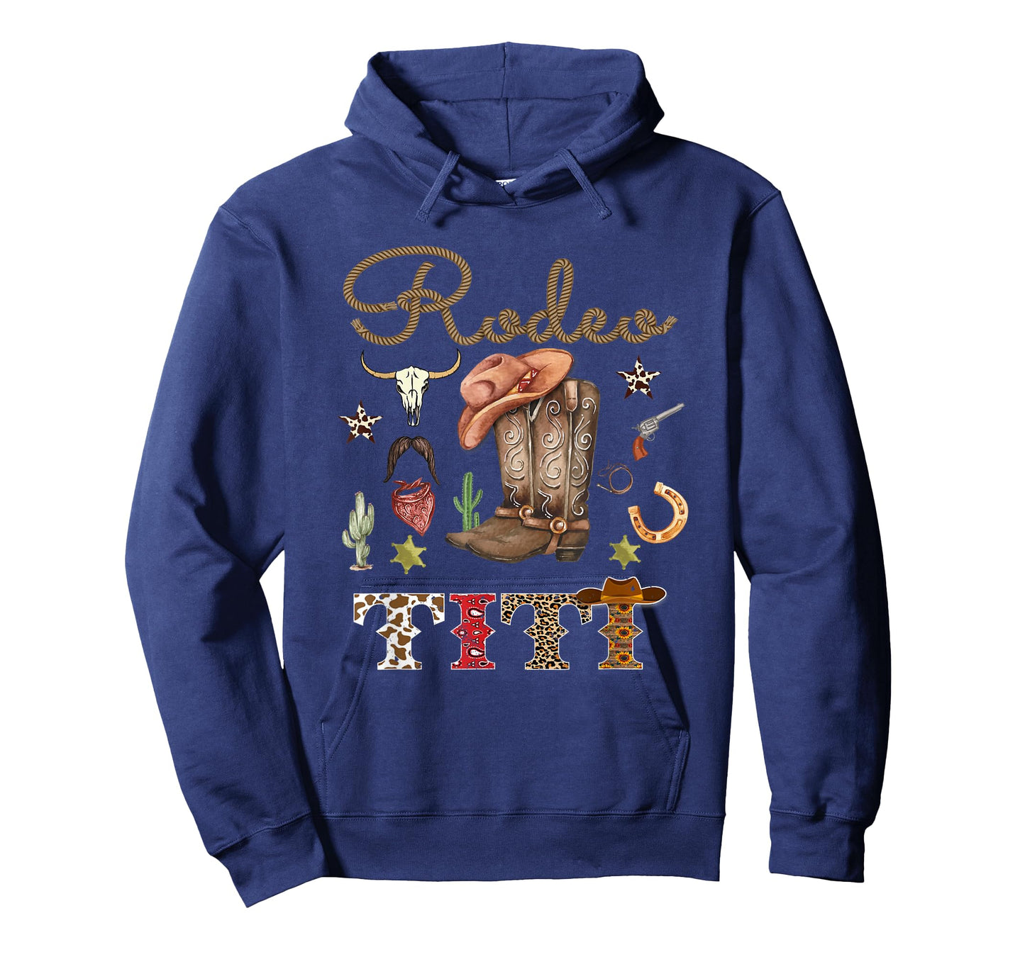 Rodeo Titi Cowboy Cowgirl Birthday Matching Family T-Shirt