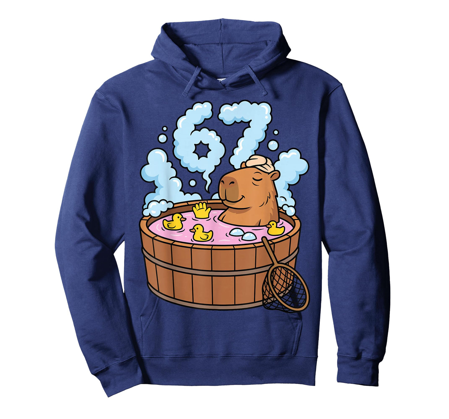 Capybara Bath Tub 67 Relaxed Funny Meme Animal T-Shirt