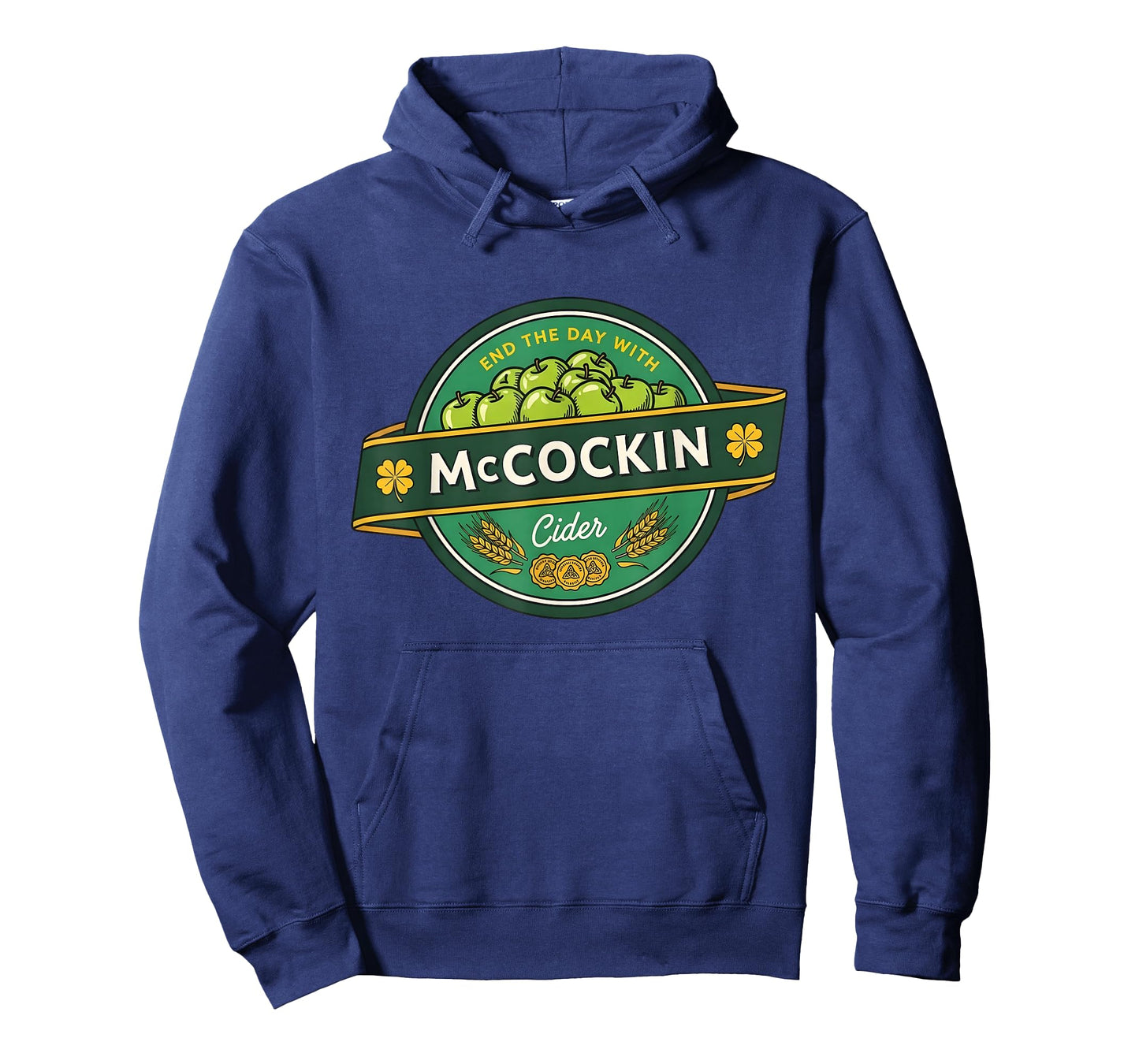 St Patrick’s Day McCockin Cider Funny Adult Humor for Men T-Shirt