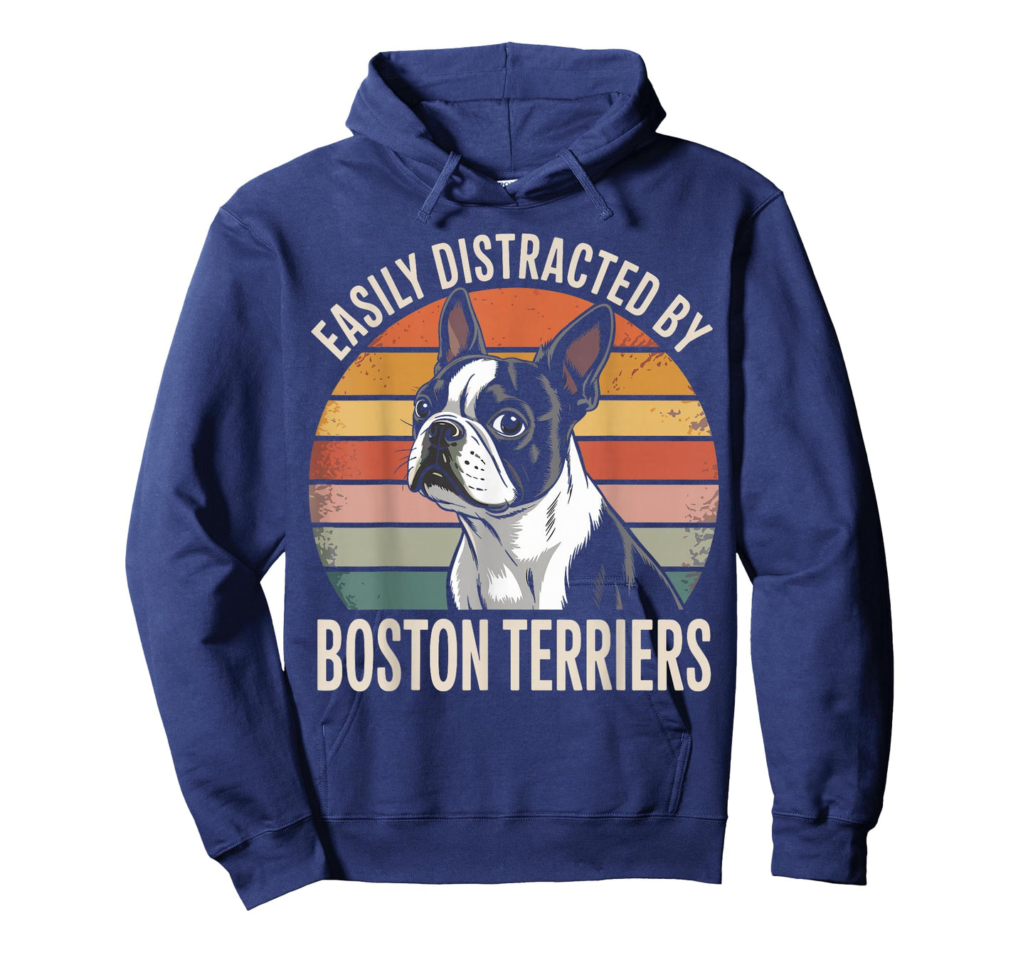 Easily Distracted by Boston Terriers Funny Dog Lover T-Shirt