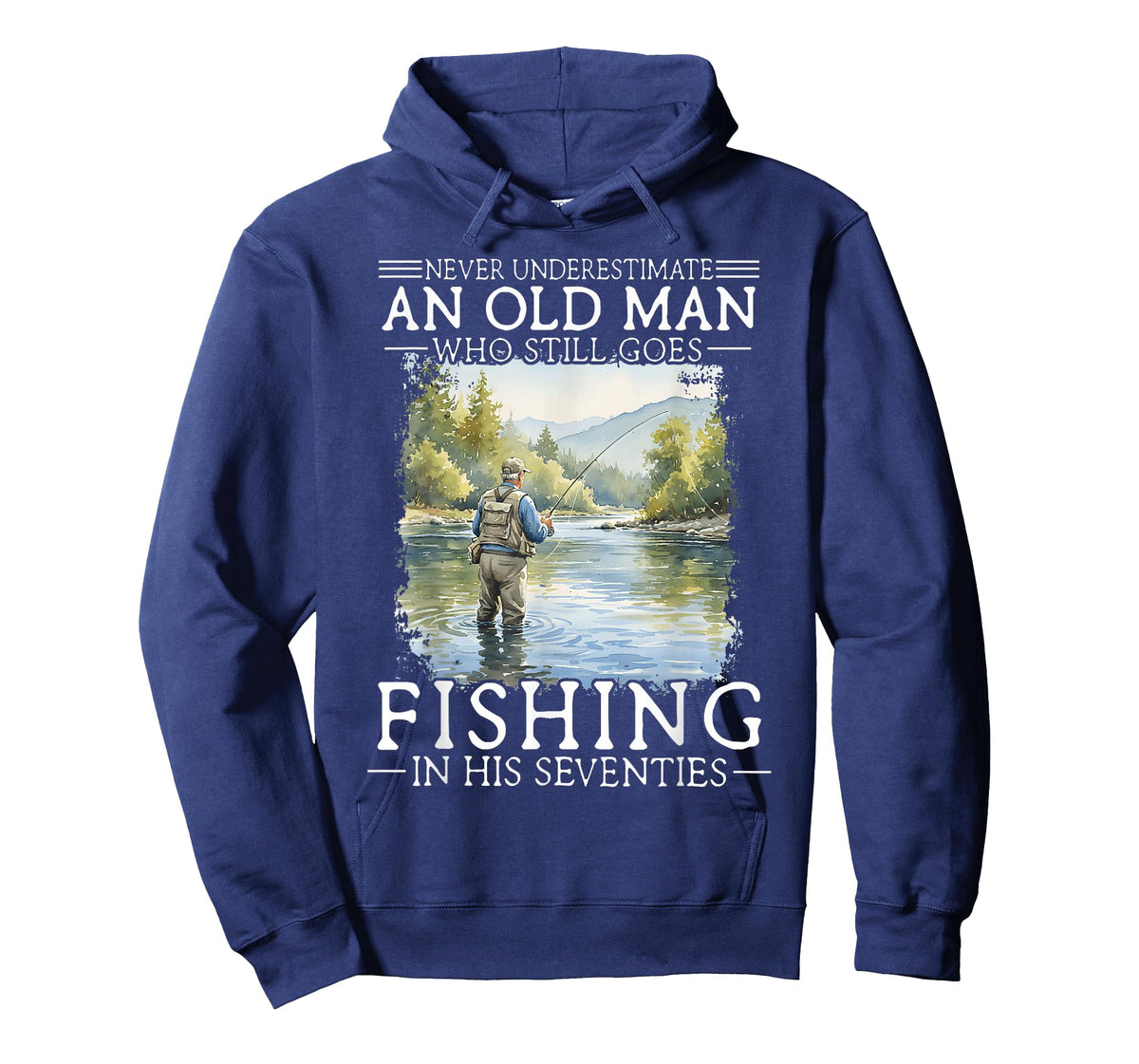 Never Underestimate an Old Man Who Still Goes Fishing T-Shirt