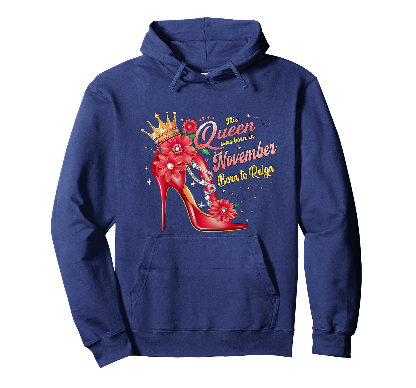 This Queen was Born in November Birthday Born to Reign Women T-Shirt