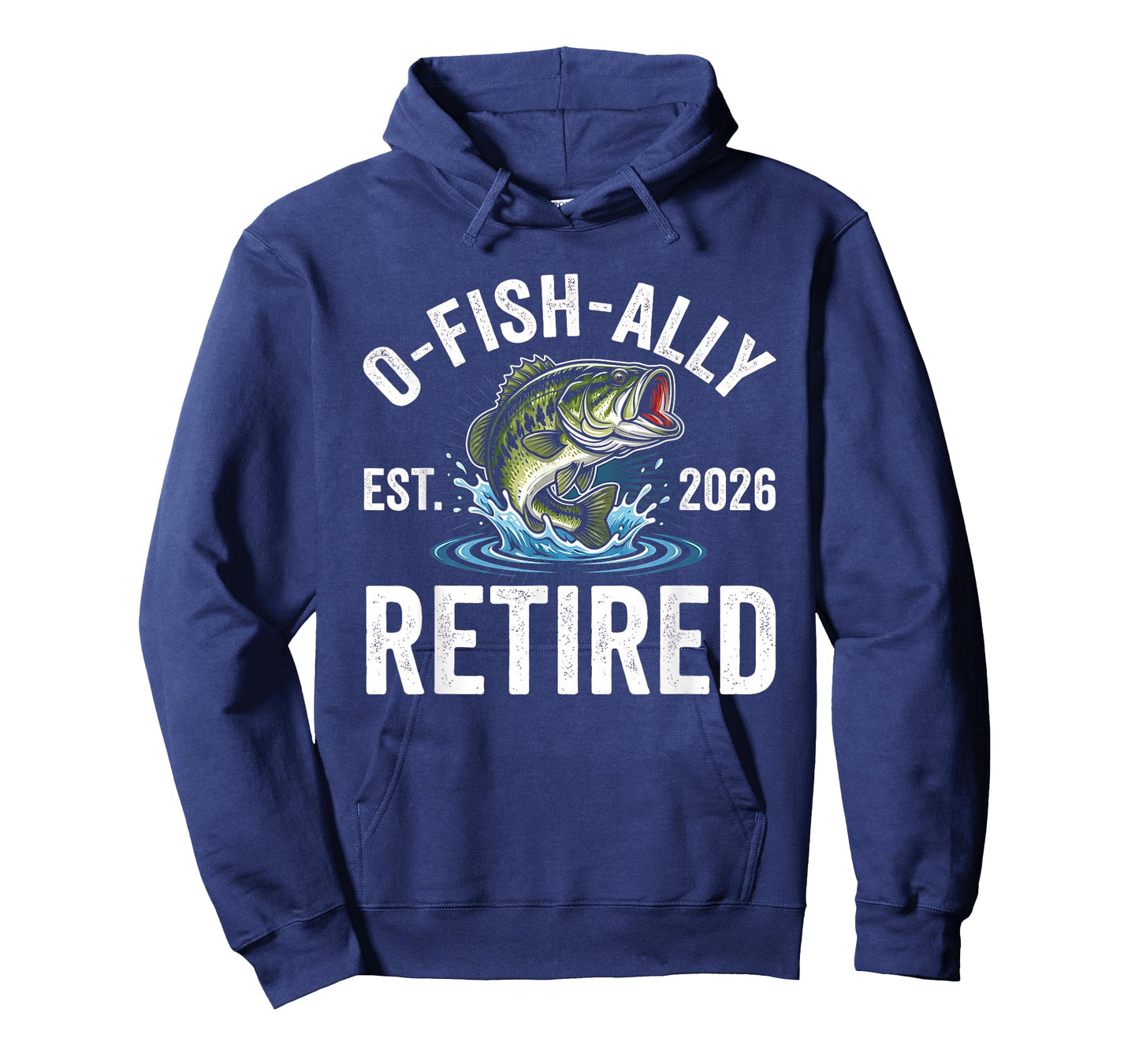Ofishally Retired 2026 Funny Fishing Retirement Fisherman T-Shirt