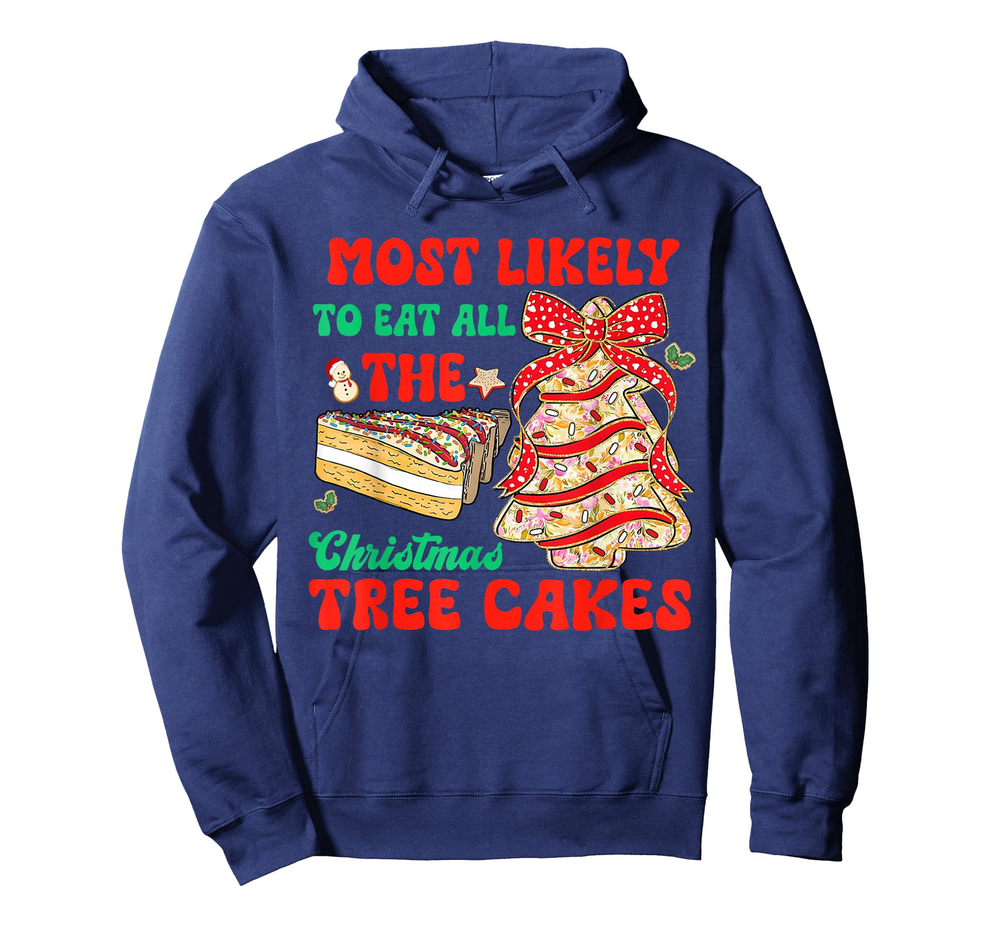 Most Likely to Eat All The Christmas Cakes Debbie T-Shirt