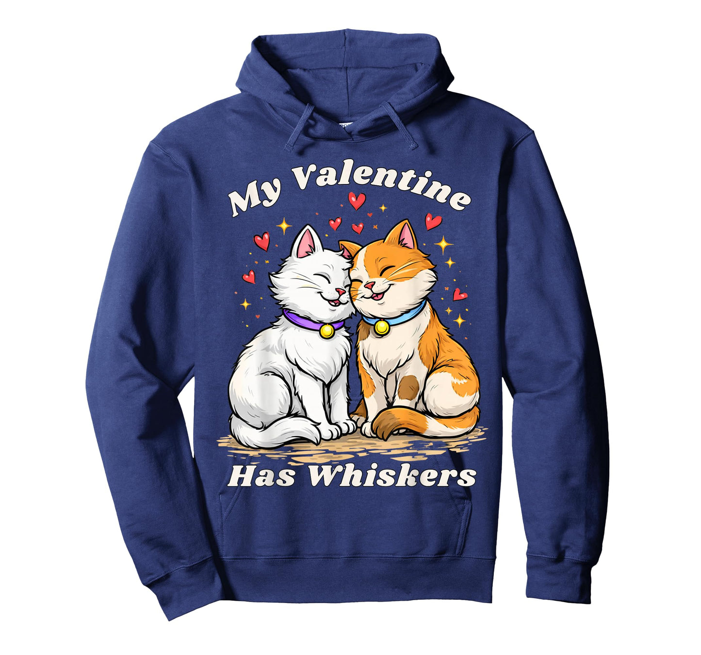My Valentine Has Whiskers Cat Lover Valentine Gifts T-Shirt
