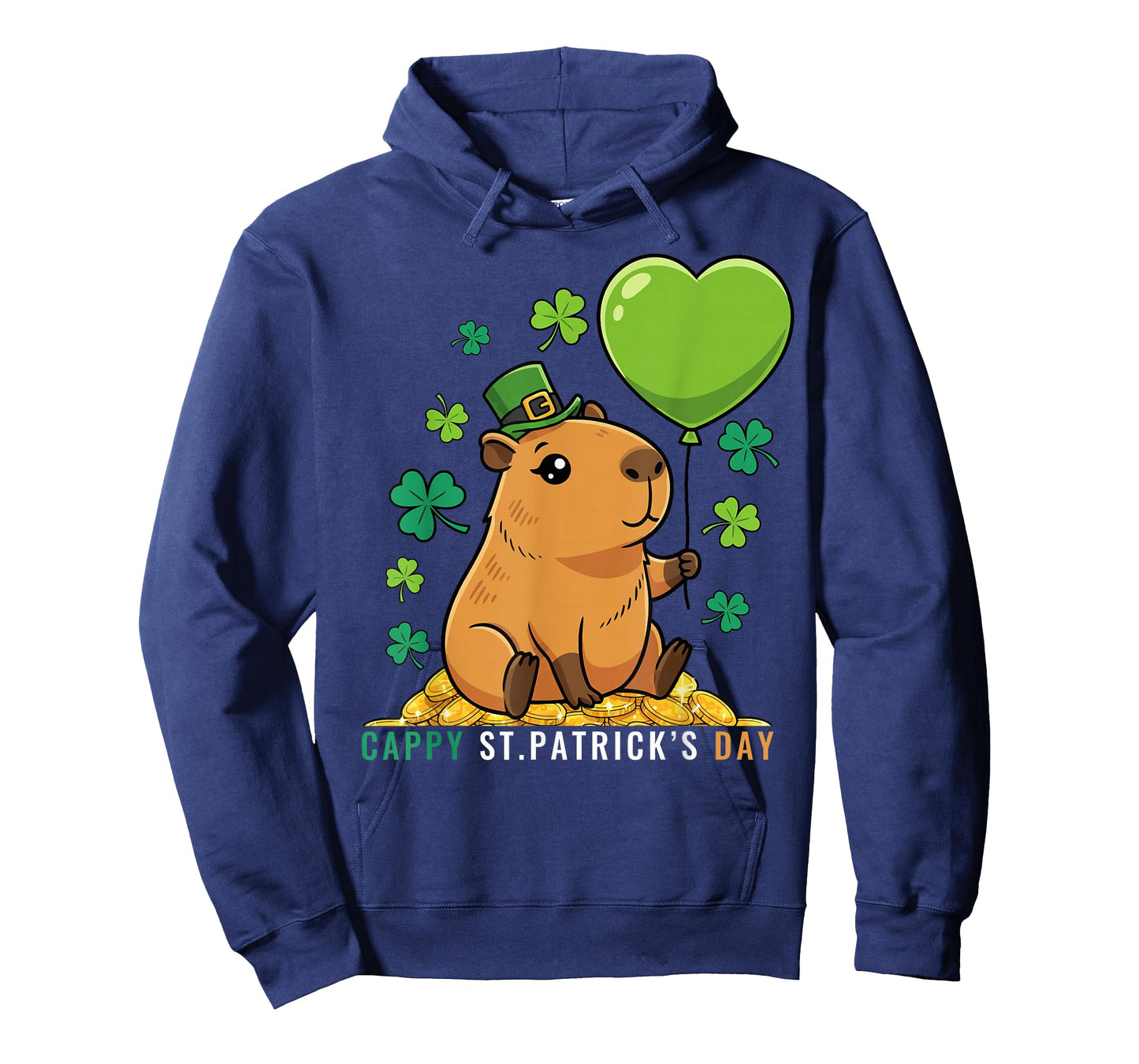Cappy St Patricks Day Funny Capybara T-Shirt