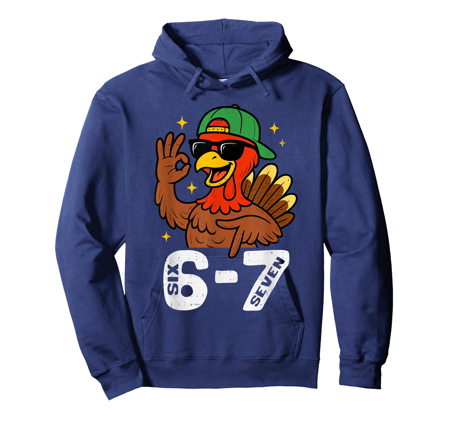 6 7 Six Seven Turkey Gen Z Alpha Meme Slang Teen Boys Kids T-Shirt