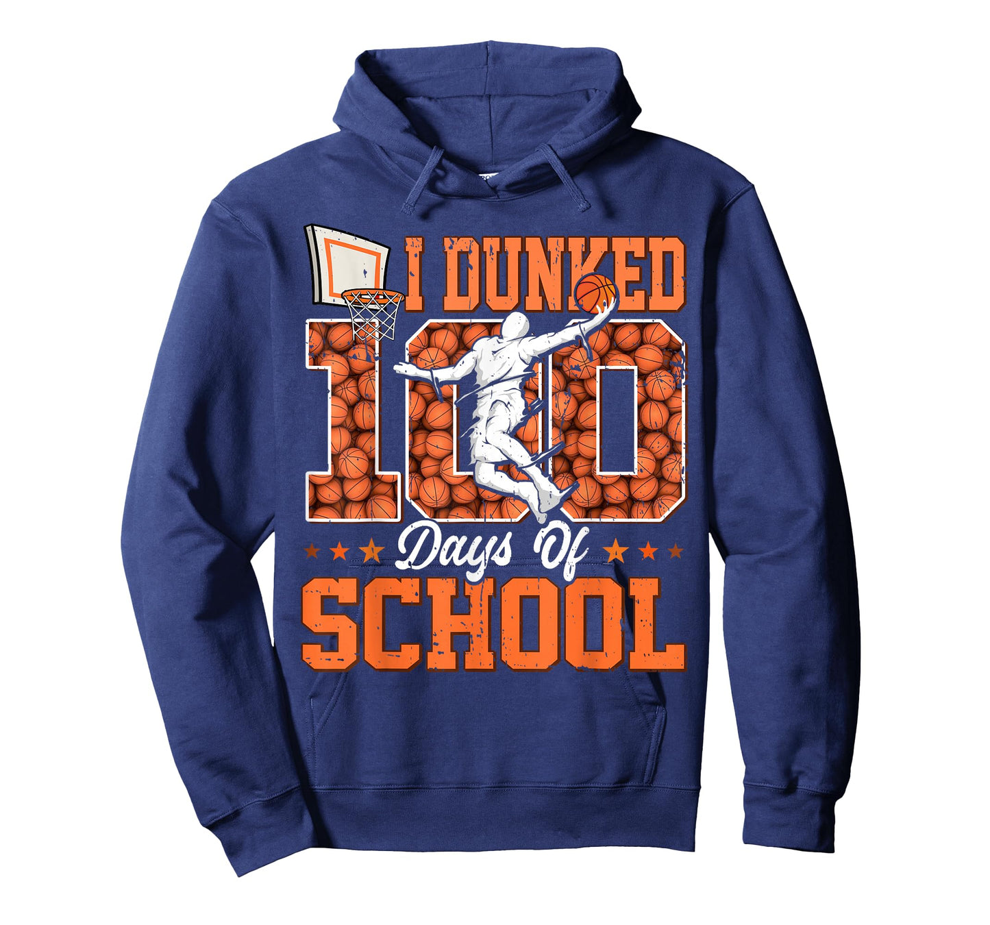 I Dunked 100 Days of School Basketball 100th Day Kids Boys T-Shirt