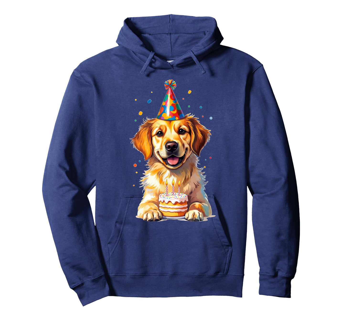 Birthday Golden Retriever, Party Dog T-Shirt