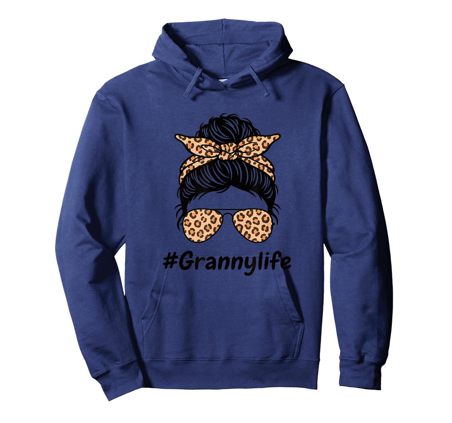 Grannylife Leopard Headband Sunglasses Grandma Mom Funny Mom T-Shirt
