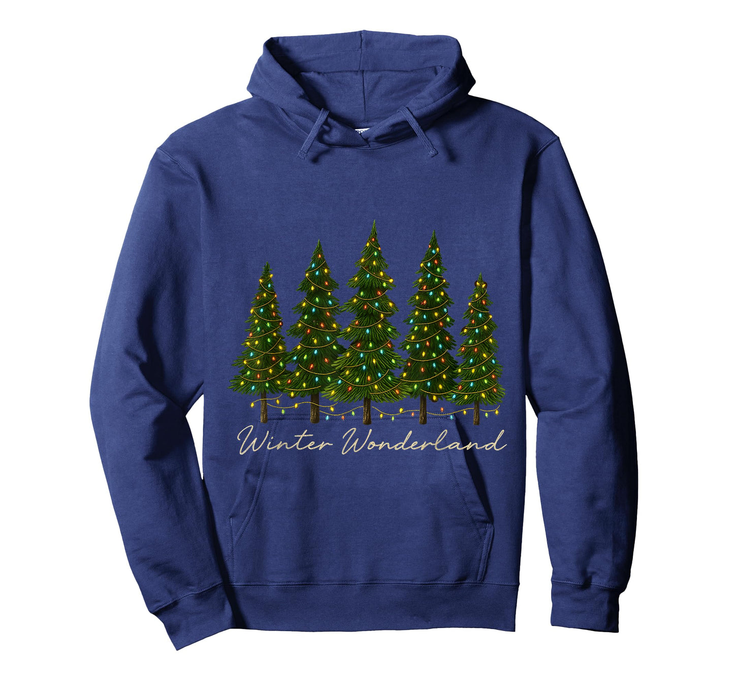 Winter Wonderland Christmas Tree Lights T-Shirt