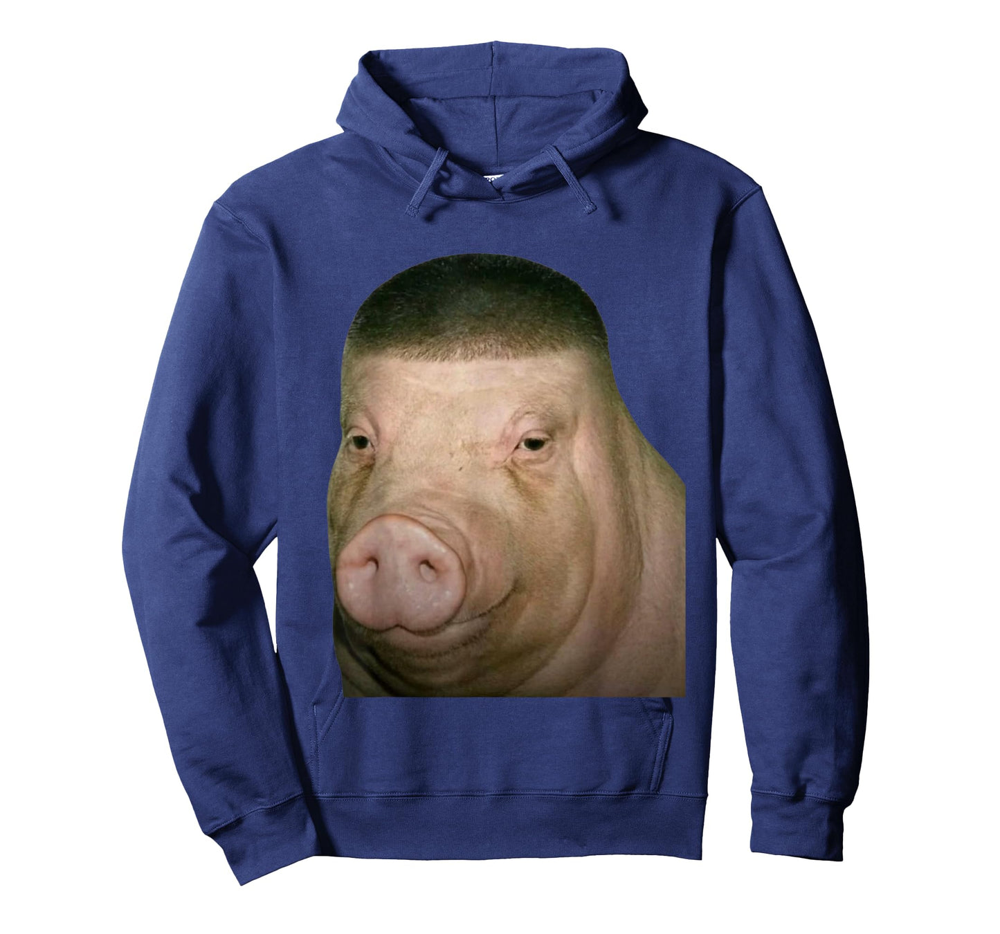 Pig Wig Funny John Pork Fade Haircut Design T-Shirt