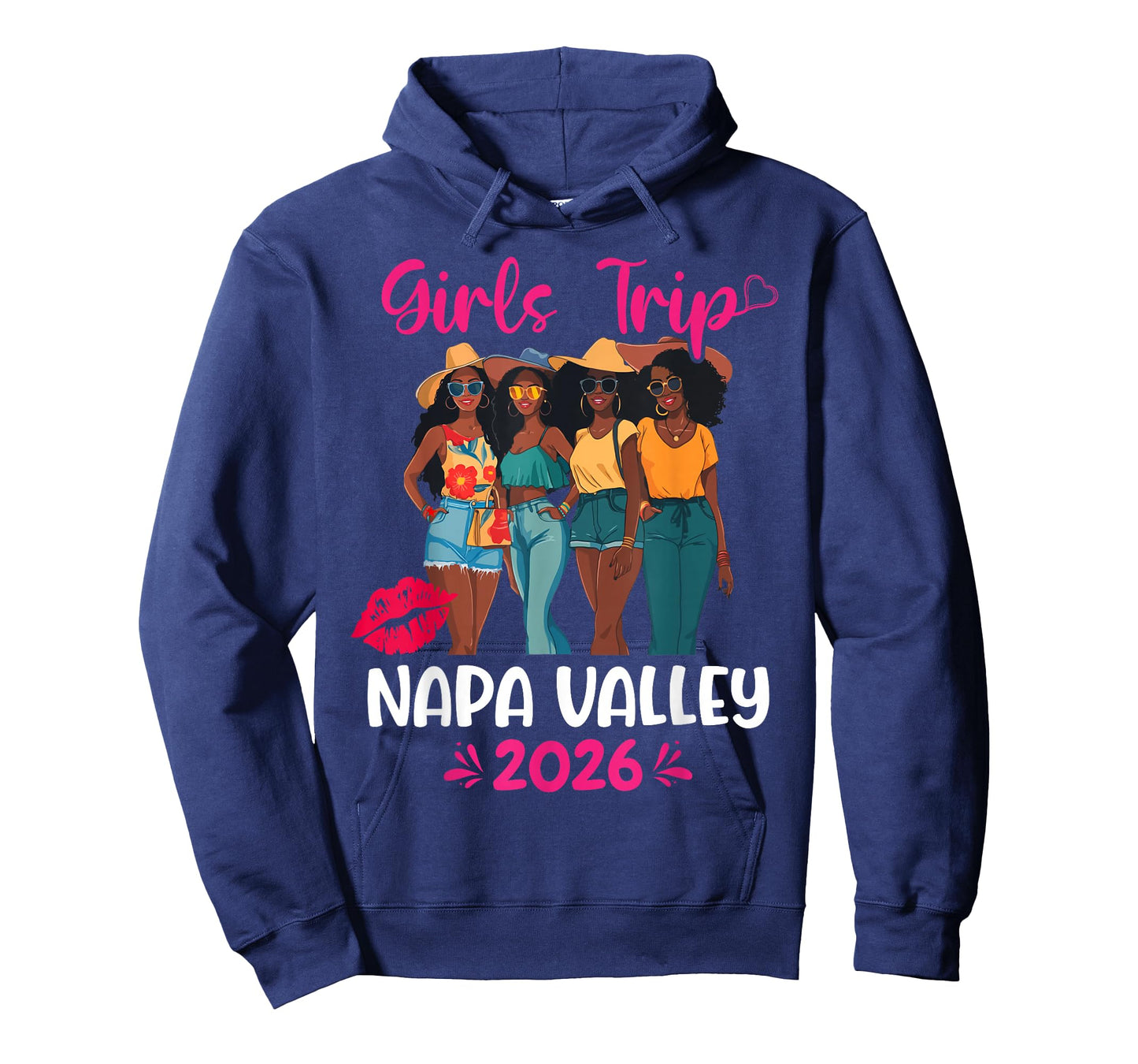 Black Girls Trip Napa Valley 2026 Vacation Matching T-Shirt
