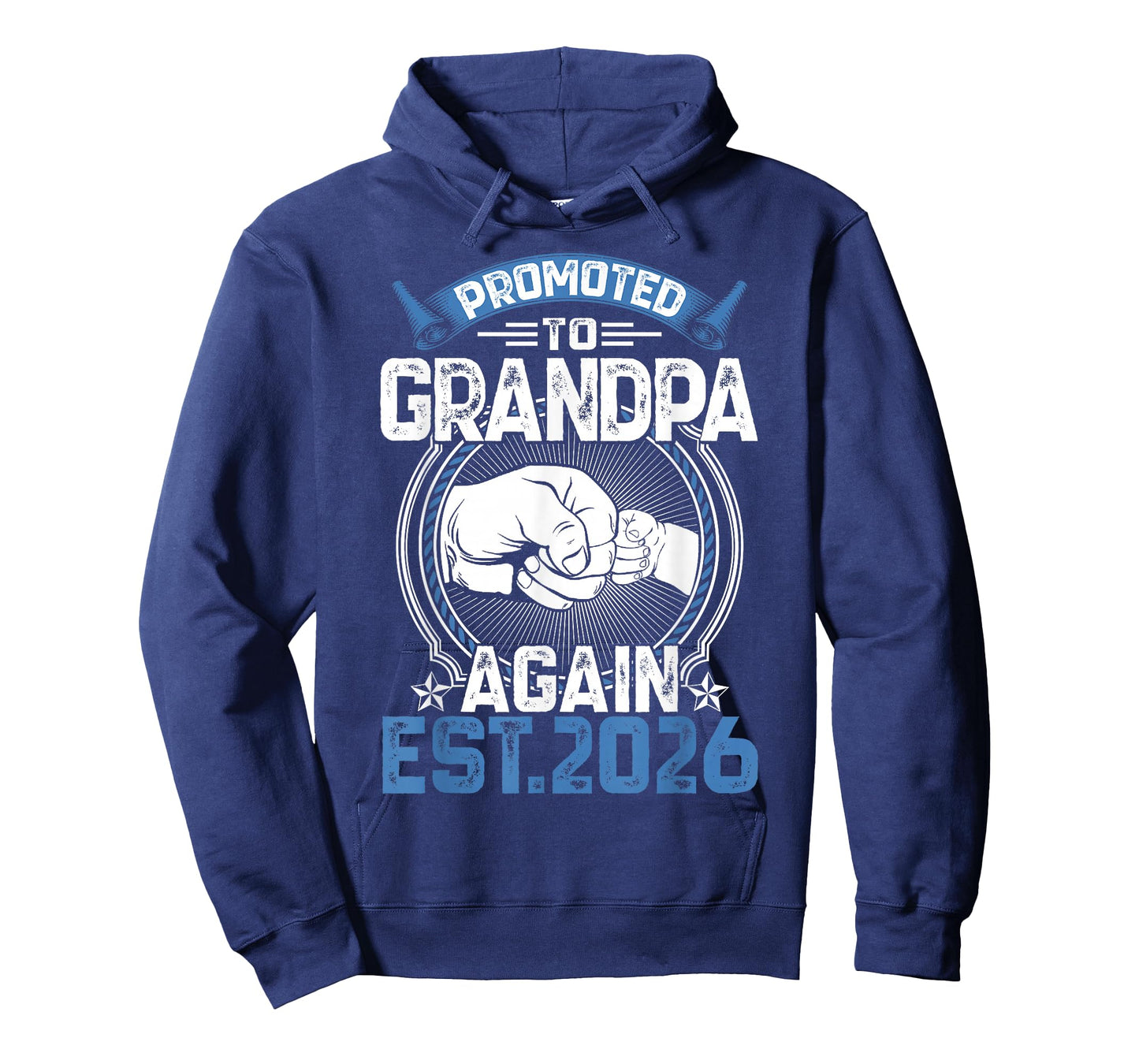 Retro Promoted to Grandpa 2026 Again Soon to Be Grandpa T-Shirt